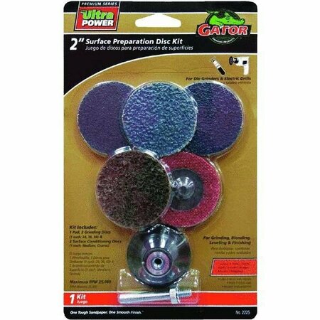 ALI INDUSTRIES Surface Preparation Sanding Disc Kit 2225